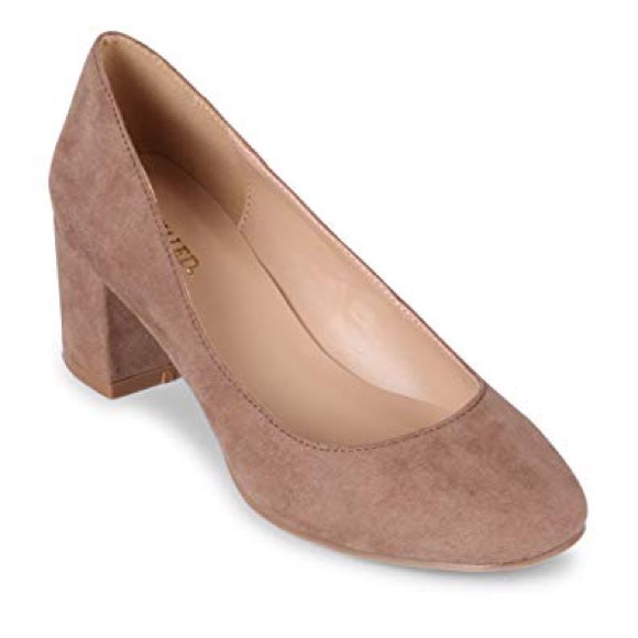 Wanted Shoes Wanted Taupe Block Heel Amelia Pumps Us 9 Poshmark